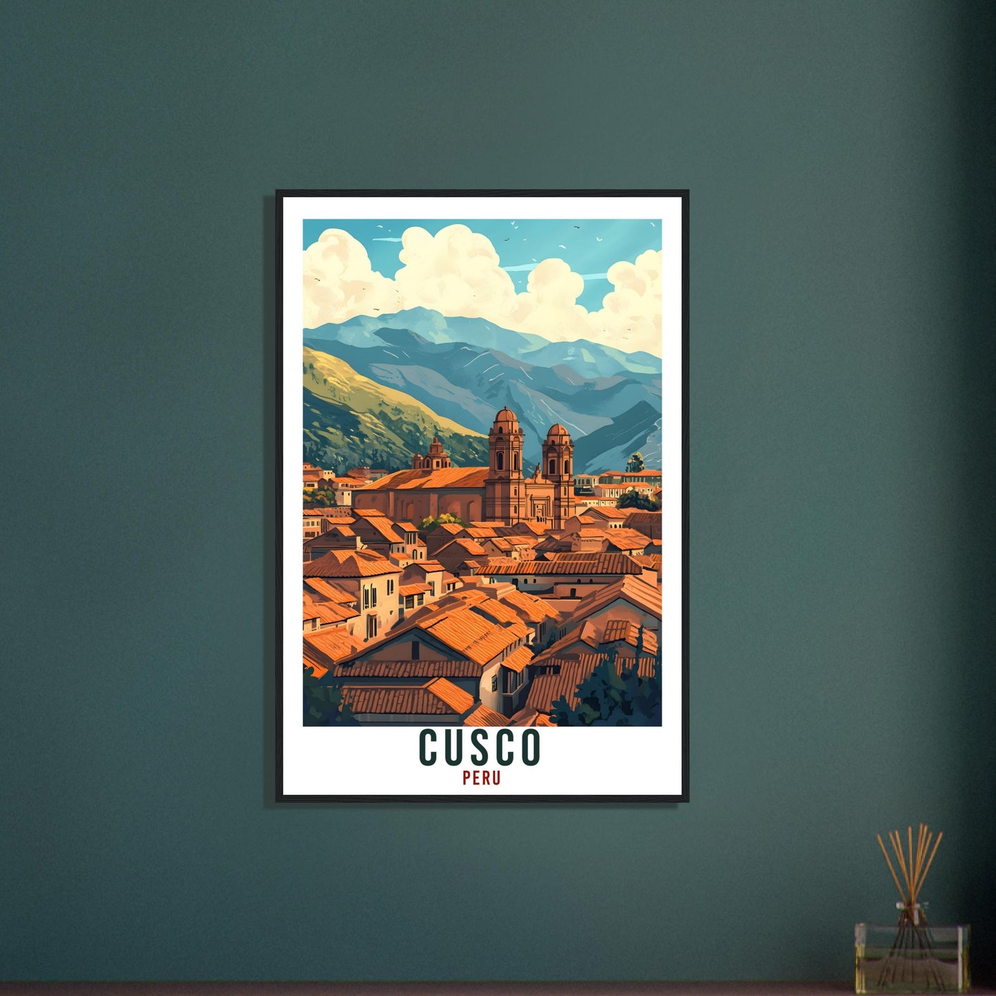 Cusco Travel Print Peru Home Decor Cusco Wall Art Gift Wall Hanging Art Lover Cusco Peruvian Artwork Travel Poster Cusco Travel Art