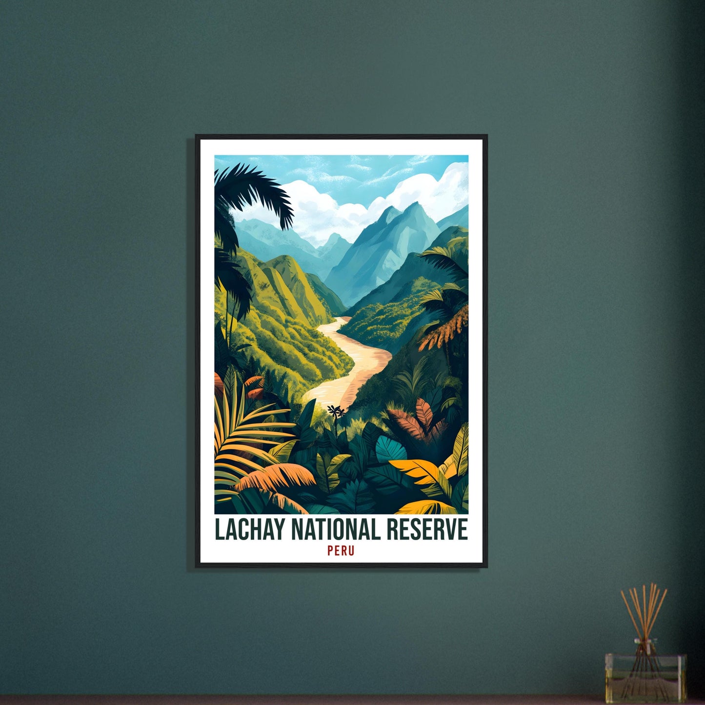 Lachay National Reserve Travel Print Peru Home Decor Wall Art Gift Wall Hanging Art Lover Lachay Peruvian Artwork Travel Poster Travel Art
