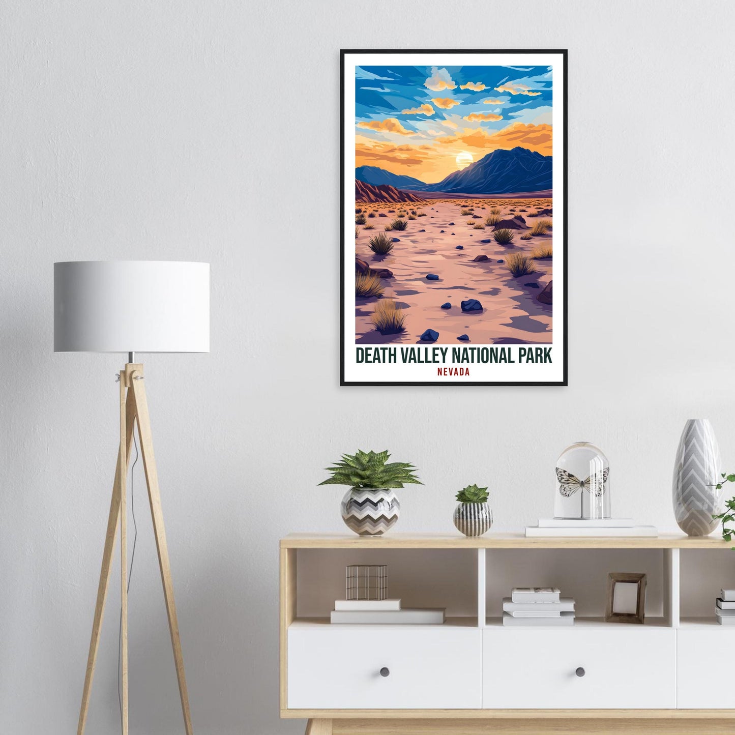 Death Valley National Park Nevada USA Travel Print Wall Art Wall Hanging Home Décor Death Valley Gift Travel Art USA Artwork Travel Poster