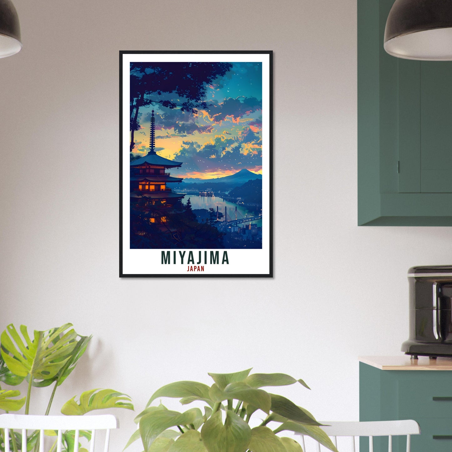 Miyajima Travel Print Japan Home Decoration Wall Art Gift Wall Hanging Art Lover Japanese Artwork Japan Miyajima Travel Poster Decor Print