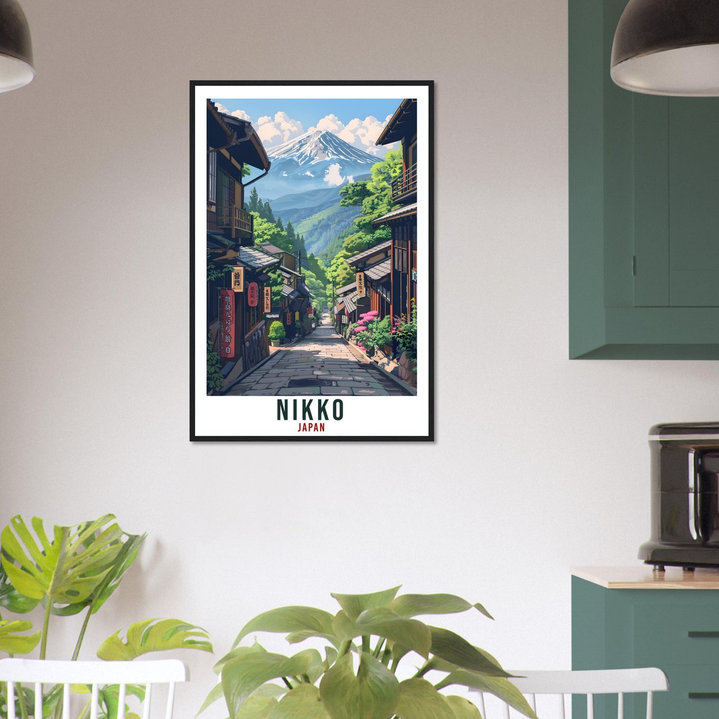 Nikko Travel Print Japan Home Decoration Wall Art Gift Wall Hanging Art Lover Japanese Artwork Japan Nikko Travel Poster Cityscape Print