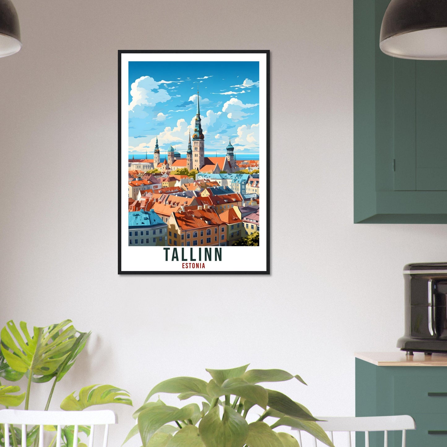 Tallinn Print Estonia Travel Gift Wall Art Tallinn Wall Hanging Home Décor Tallinn Art Lovers Estonia Artwork Print Tallinn Landmark Poster
