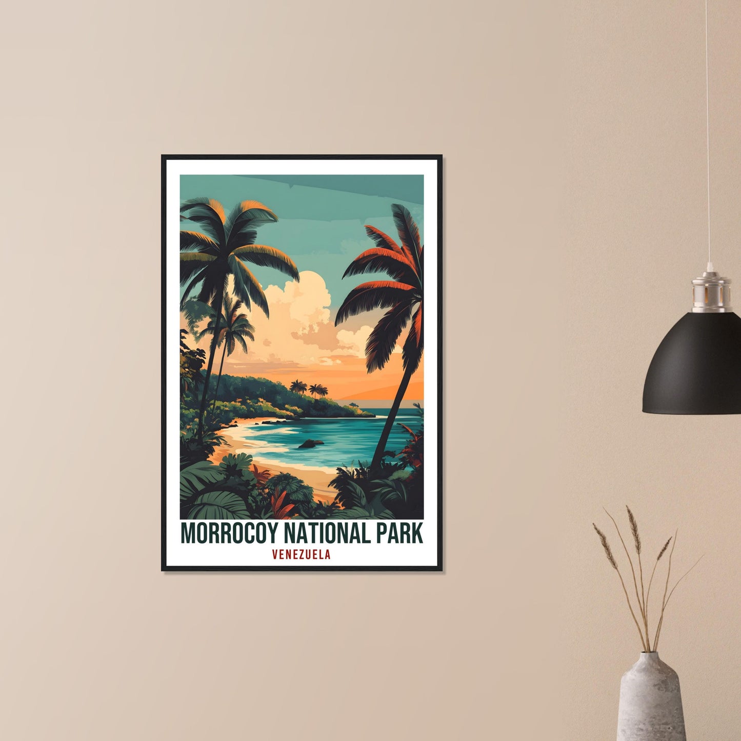 Morrocoy National Park Travel Print Venezuela Decor Wall Art Wall Hanging Art Lover Morrocoy Venezuelan Artwork Travel Poster Travel Art