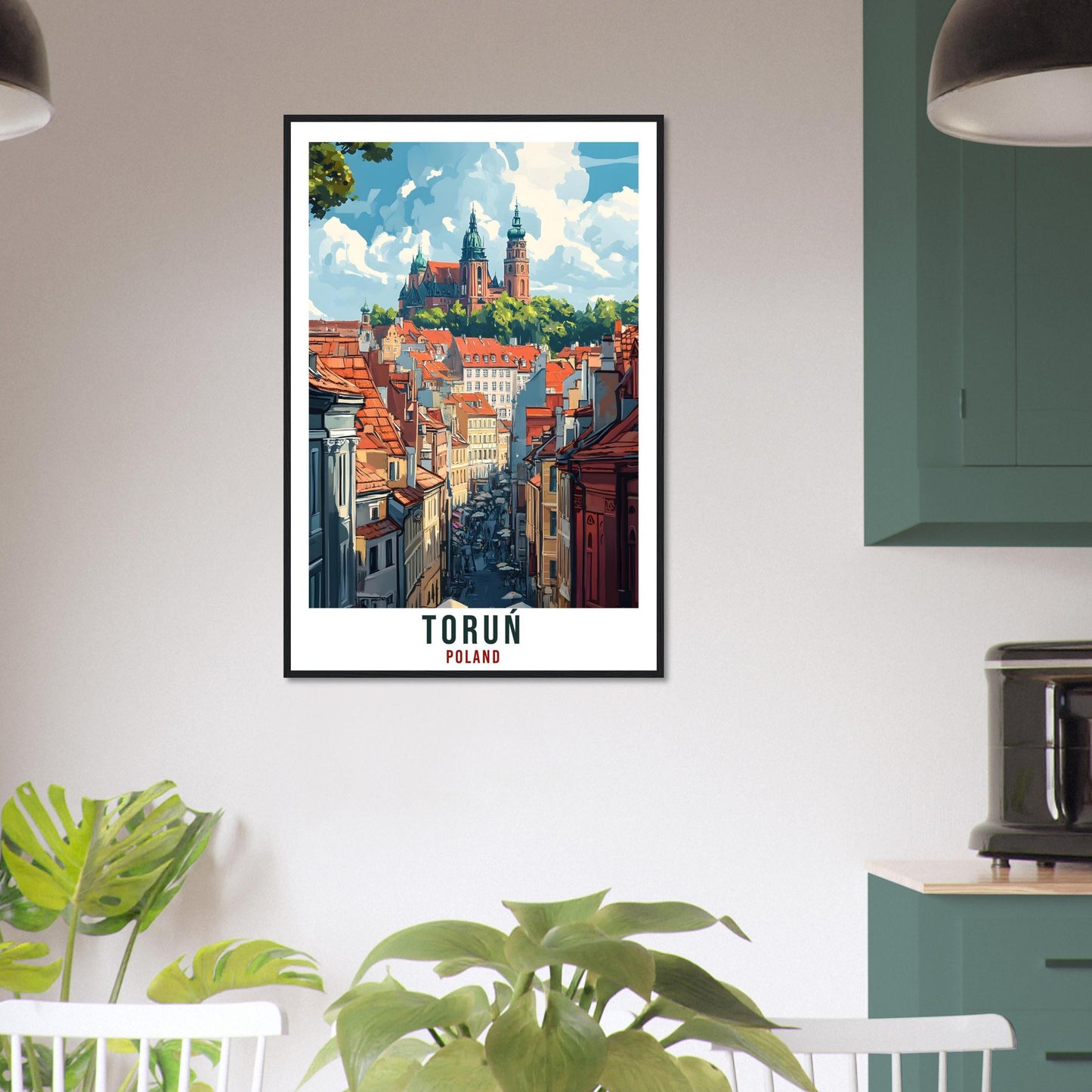 Toruń Travel Print Poland Home Decor Toruń Wall Art Gift Wall Hanging Art Lover Toruń Polish Artwork Travel Poster Poland Travel Artwork