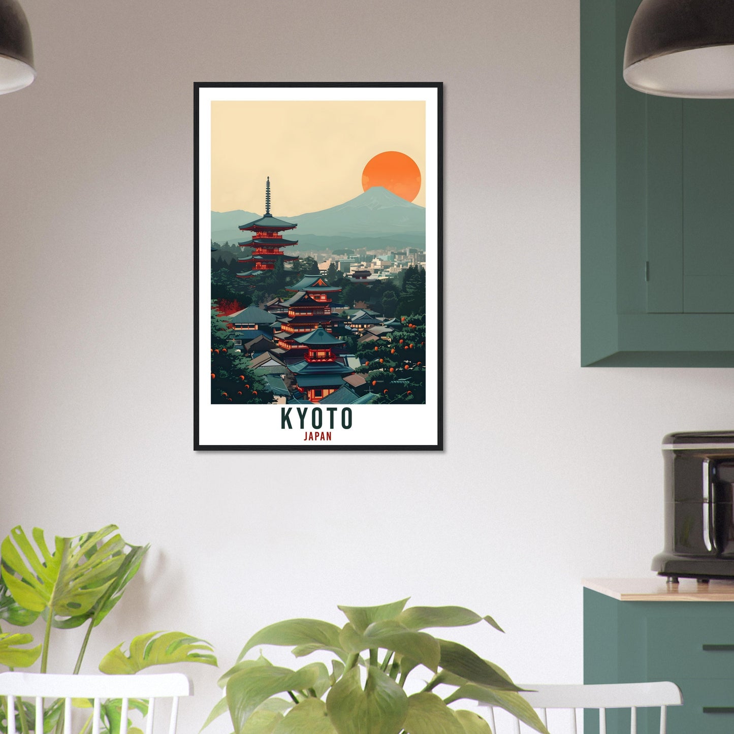 Kyoto Travel Print Japan Home Decoration Kyoto Wall Art Gift Wall Hanging Art Lover Japanese Artwork Japan Kyoto City Travel Poster Print