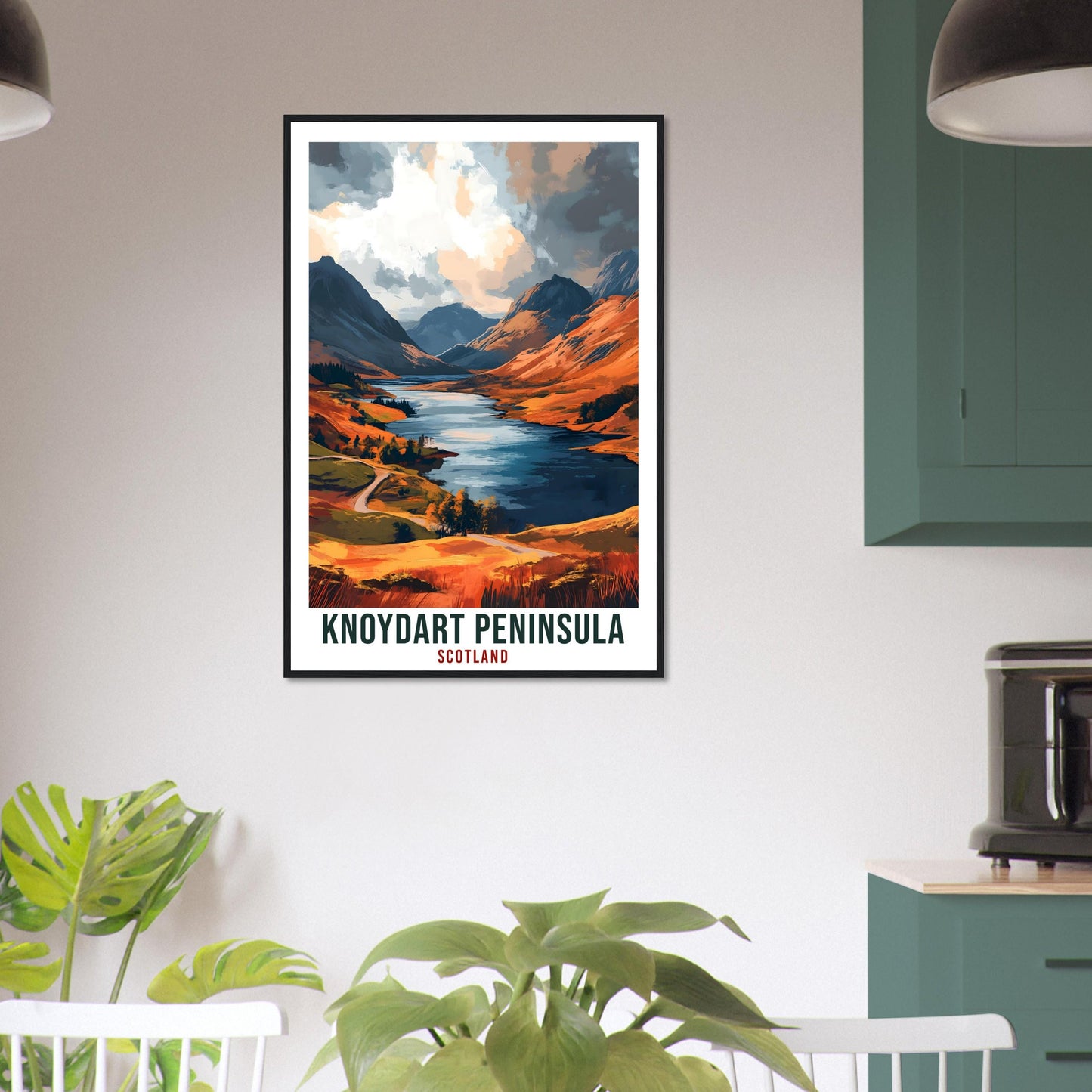 Knoydart Peninsula Travel Print Scotland Decor Knoydart Wall Art Wall Hanging Art Lover Scotland Artwork Travel Poster Knoydart Peninsula