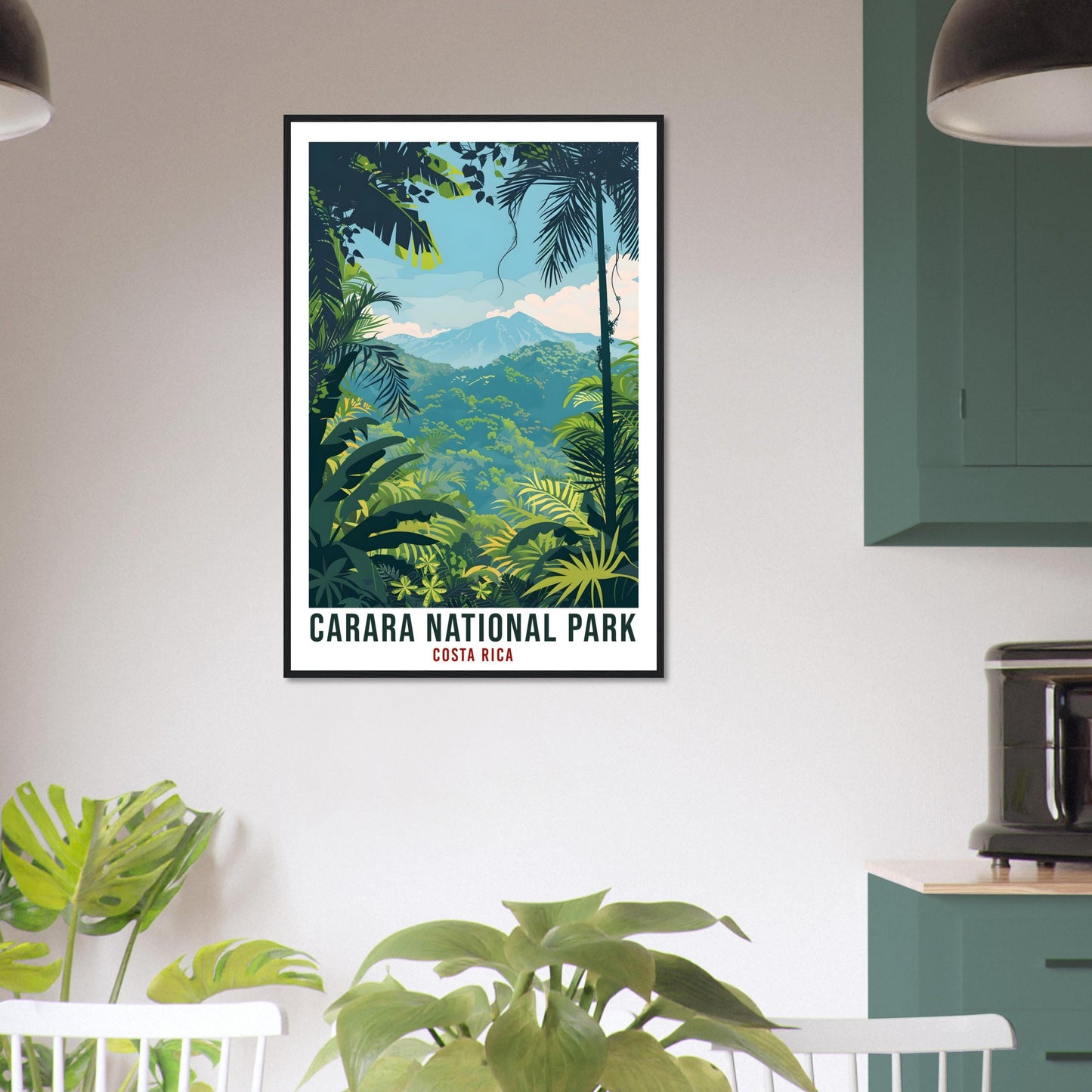 Carara National Park Costa Rica Travel Print Wall Art Wall Hanging Home Décor Carara Gift Artwork Travel Art Costa Rica City Travel Poster