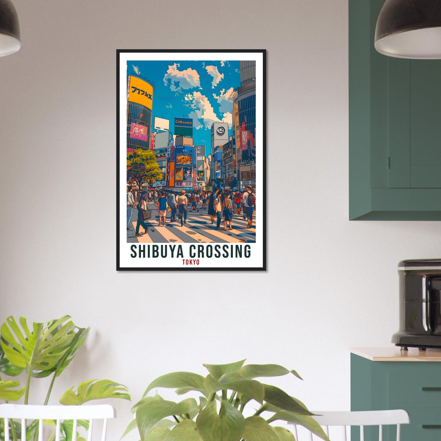 Shibuya Crossing Travel Print Japan Home Decoration Wall Art Gift Wall Hanging Art Lover Japanese Artwork Japan Shibuya Tokyo Travel Poster