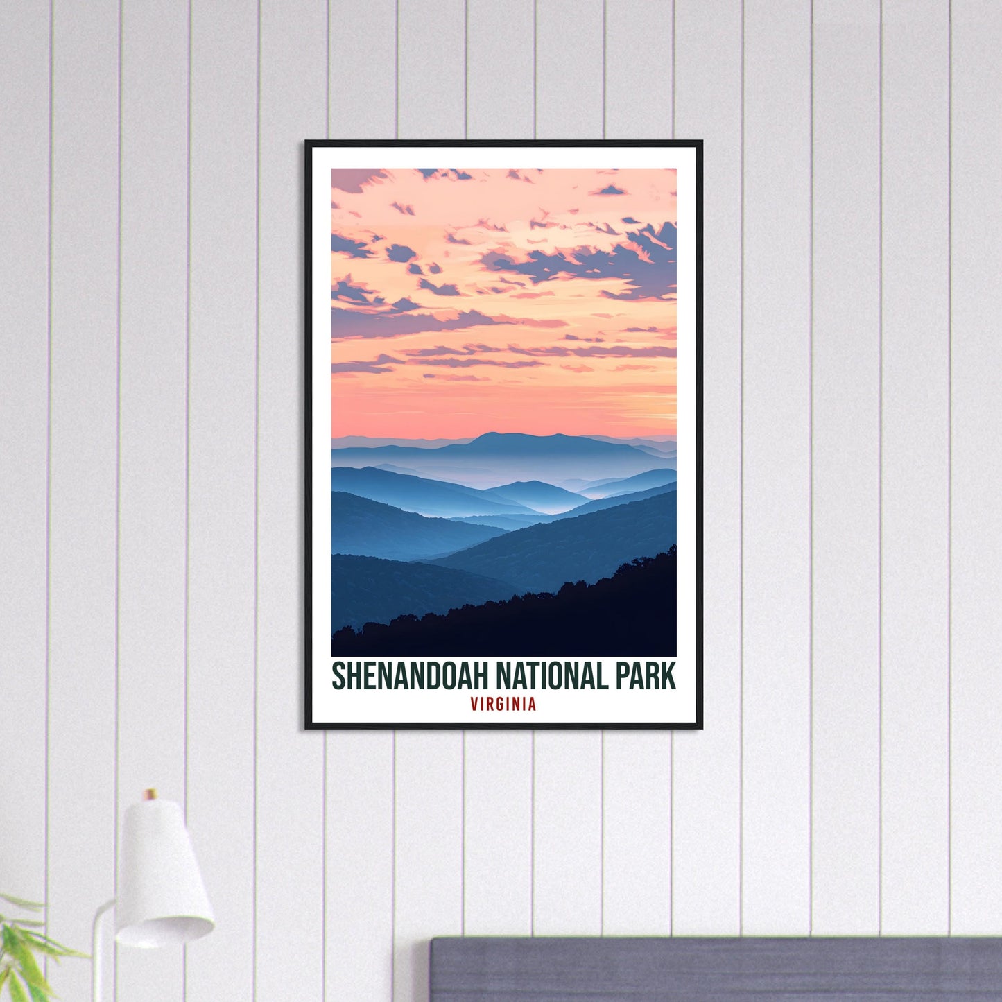 Shenandoah National Park Virginia USA Travel Print Wall Art Wall Hanging Home Décor Shenandoah Gift Travel Art USA Artwork Travel Poster