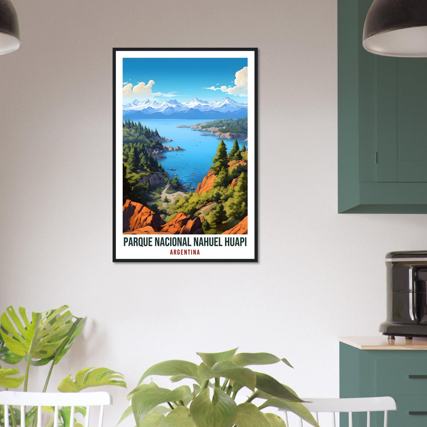 Nahuel Huapi National Park Travel Print Wall Art Nahuel Huapi Argentina Landscape Artwork Gift Nahuel Huapi Travel Poster Argentina Lovers