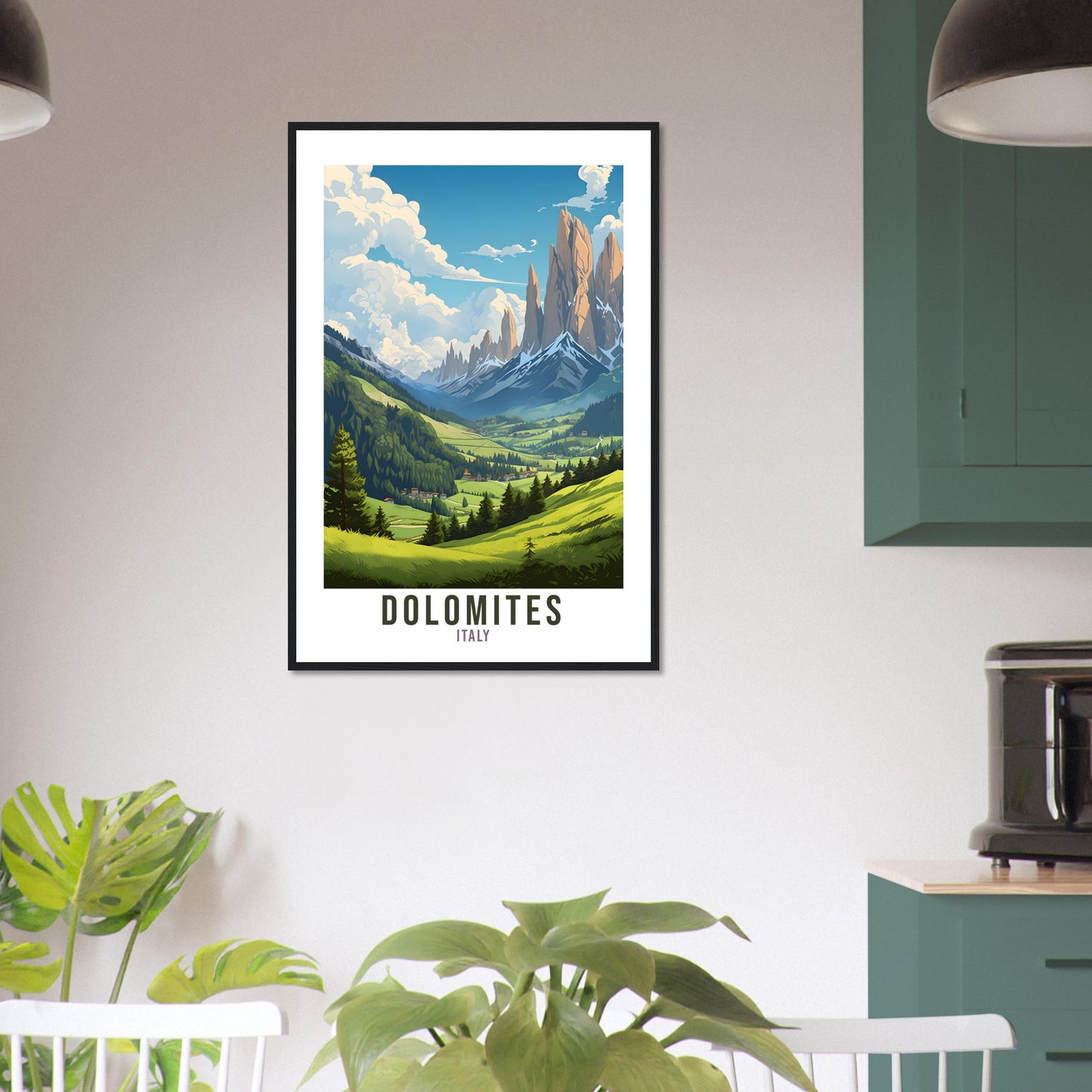 Dolomites Italy Travel Print Wall Art Dolomites Wall Hanging Home Décor Italy Gift Art Lovers Italy Art Lover Gift Dolomites Italy Print