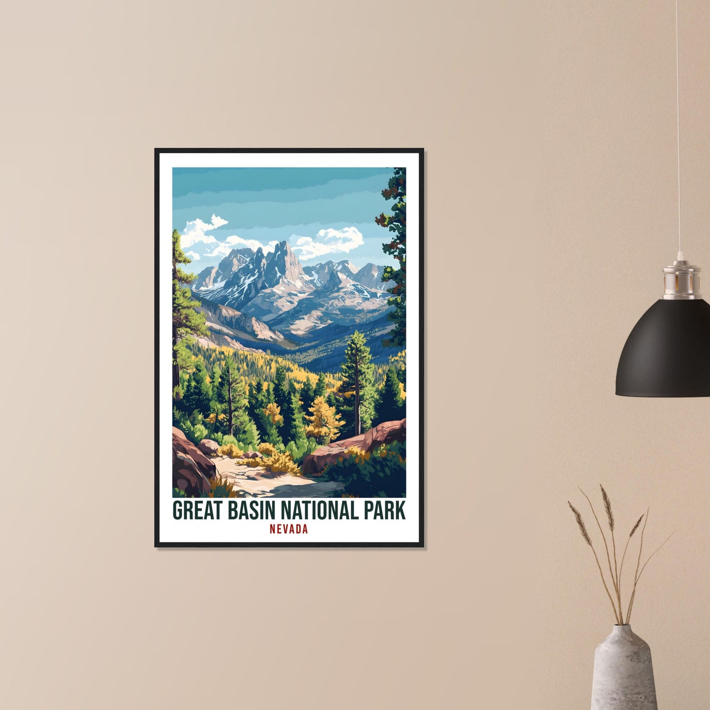 Great Basin National Park Nevada USA Travel Print Wall Art Wall Hanging Home Décor Great Basin Gift Travel Art USA Artwork Travel Poster