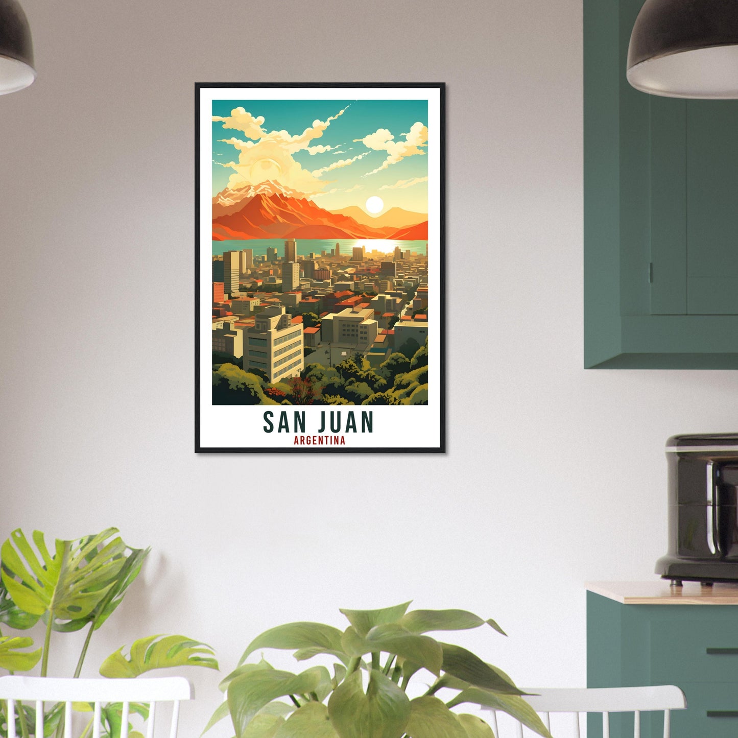 San Juan Travel Print Wall Art San Juan Argentina City Landscape Artwork San Juan Art Gift San Juan Travel Poster Argentinian Art Lover Gift