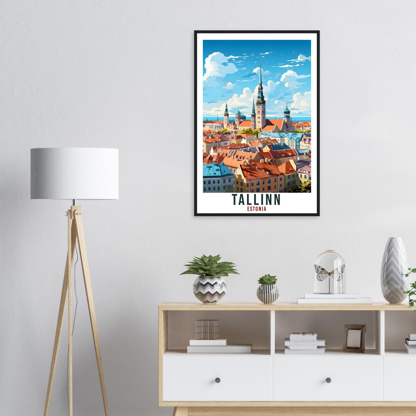 Tallinn Print Estonia Travel Gift Wall Art Tallinn Wall Hanging Home Décor Tallinn Art Lovers Estonia Artwork Print Tallinn Landmark Poster