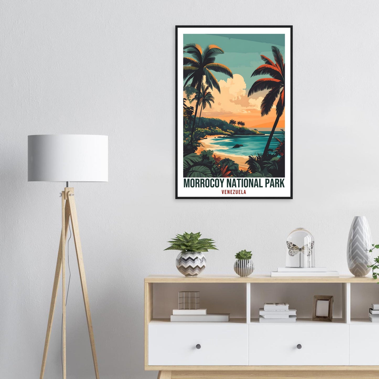 Morrocoy National Park Travel Print Venezuela Decor Wall Art Wall Hanging Art Lover Morrocoy Venezuelan Artwork Travel Poster Travel Art