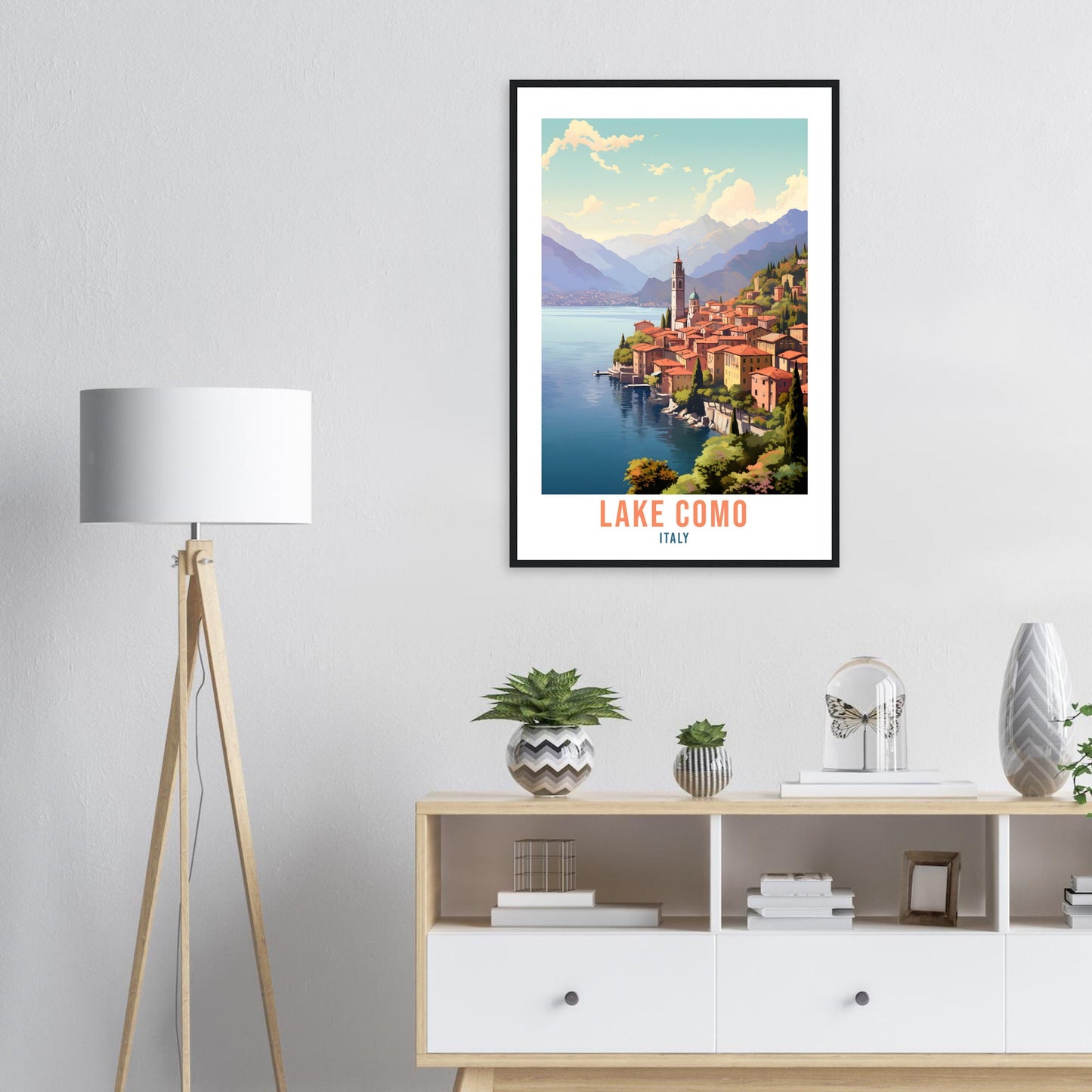 Lake Como Italy Travel Print Wall Art Como Wall Hanging Home Décor Como Gift Art Lovers Italy Art Lover Gift Print Lake Como Italy Print