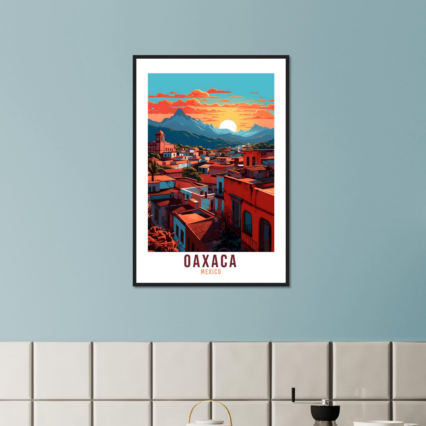 Oaxaca Travel Print Wall Art Oaxaca Mexico Wall Hanging Home Décor Oaxaca Gift Art Lovers Mexico Art Lover Gift Print Oaxaca Mexico Print