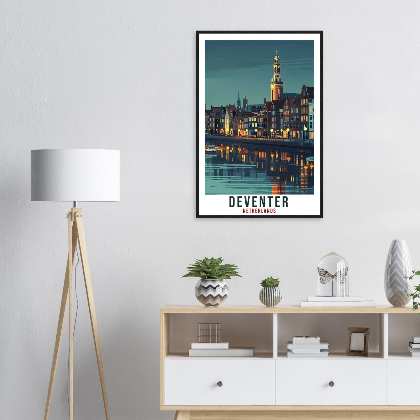 Deventer Travel Print Holland Wall Art Wall Hanging Home Décor Deventer Gift Art Lover Gift Dutch Artwork Gift The Netherlands Travel Poster