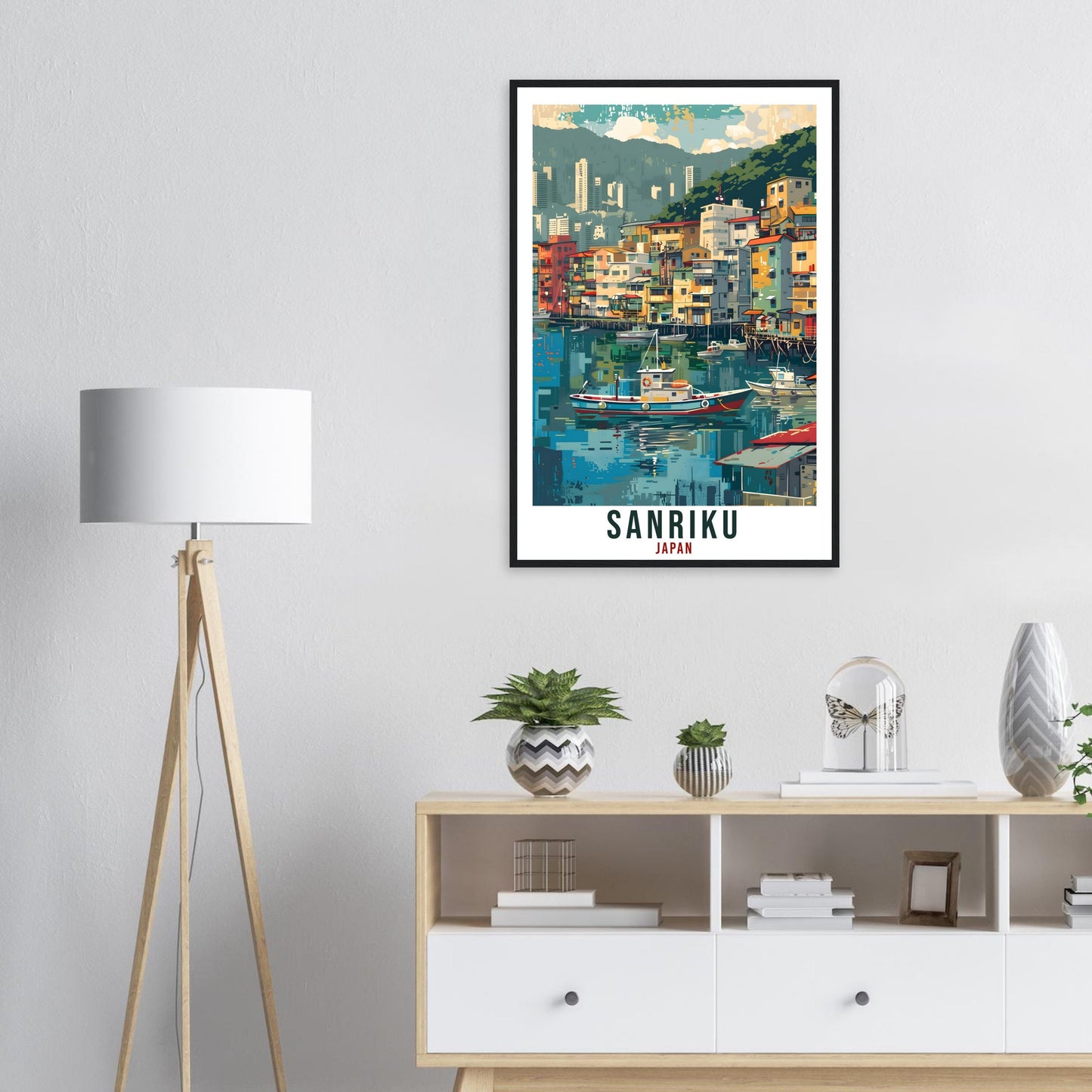 Sanriku Travel Print Japan Home Decoration Wall Art Gift Wall Hanging Art Lover Japanese Artwork Japan Sanriku Coast Travel Poster Print
