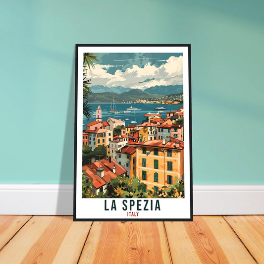 La Spezia Travel Print Italy Wall Art Wall Hanging Home Living Décor La Spezia Gift Art Lovers Gift Italy Artwork Gift Italian Travel Poster