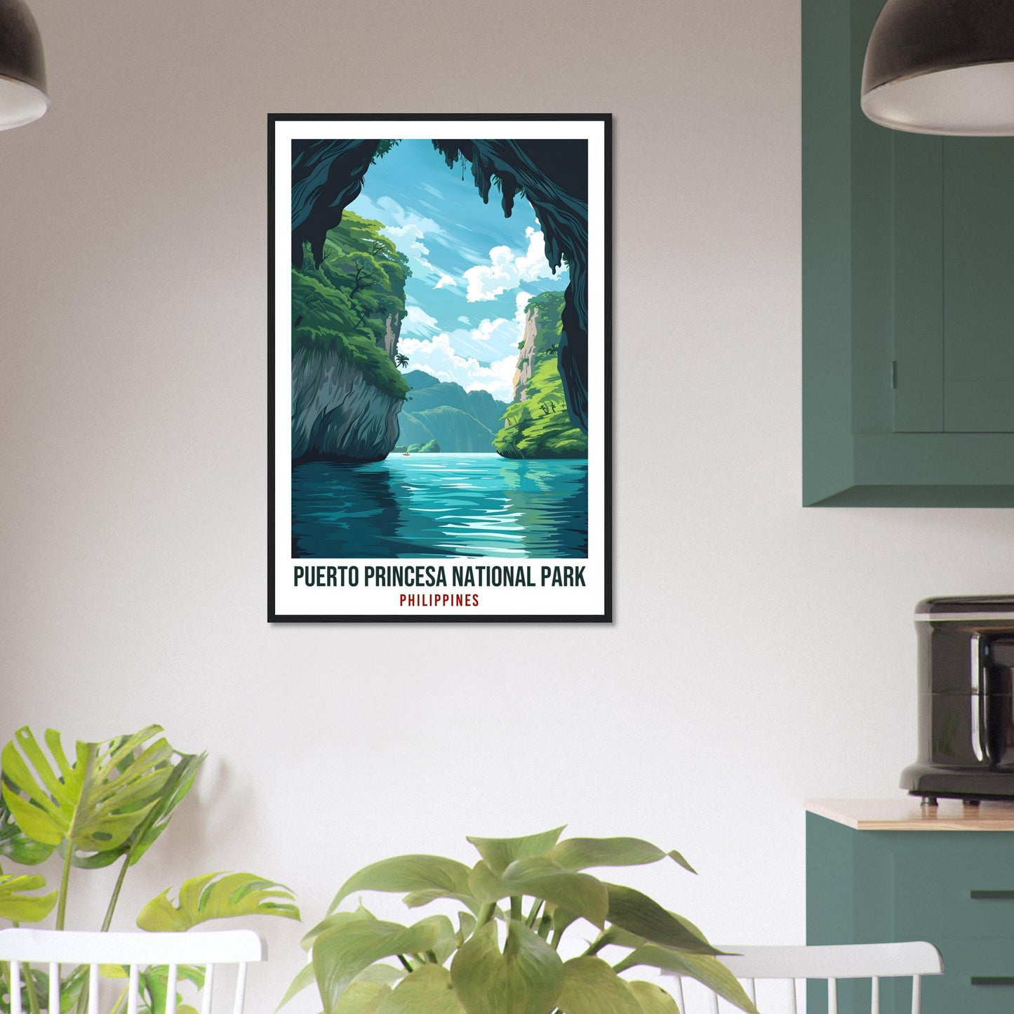 Puerto Princesa National Park Philippines Travel Print Wall Art Wall Hanging Décor Puerto Princesa Gift Artwork Travel Art Travel Poster