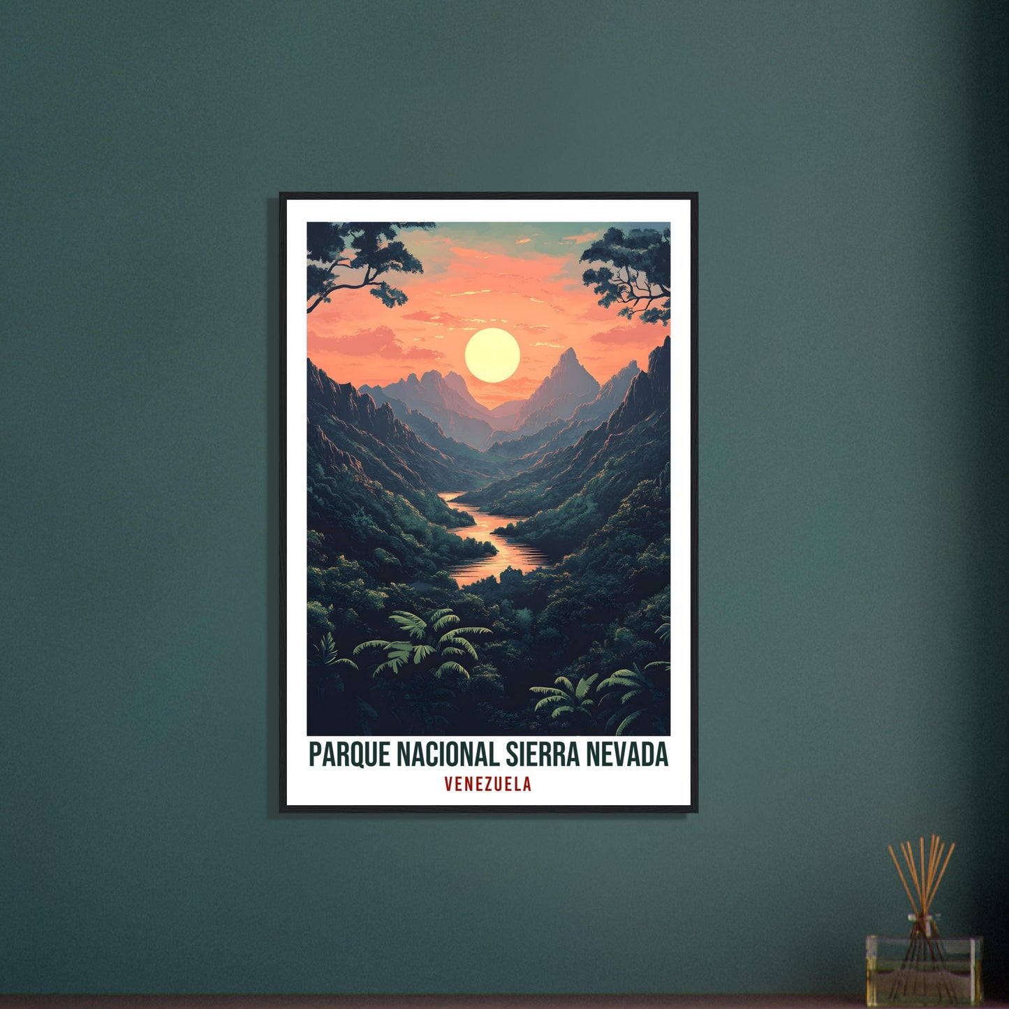 Parque Nacional Sierra Nevada Travel Print Venezuela Decor Wall Art Wall Hanging Art Lover Sierra Nevada Venezuelan Artwork Travel Poster