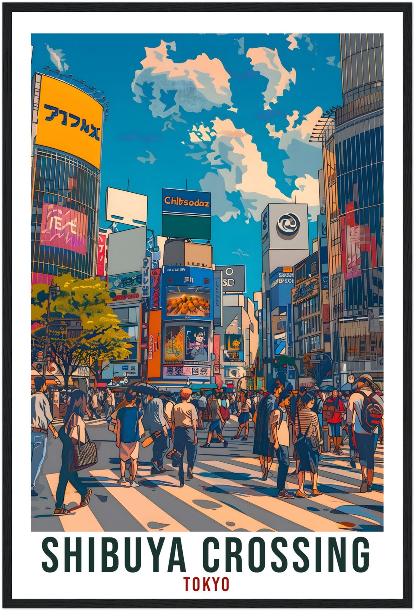 Shibuya Crossing Travel Print Japan Home Decoration Wall Art Gift Wall Hanging Art Lover Japanese Artwork Japan Shibuya Tokyo Travel Poster
