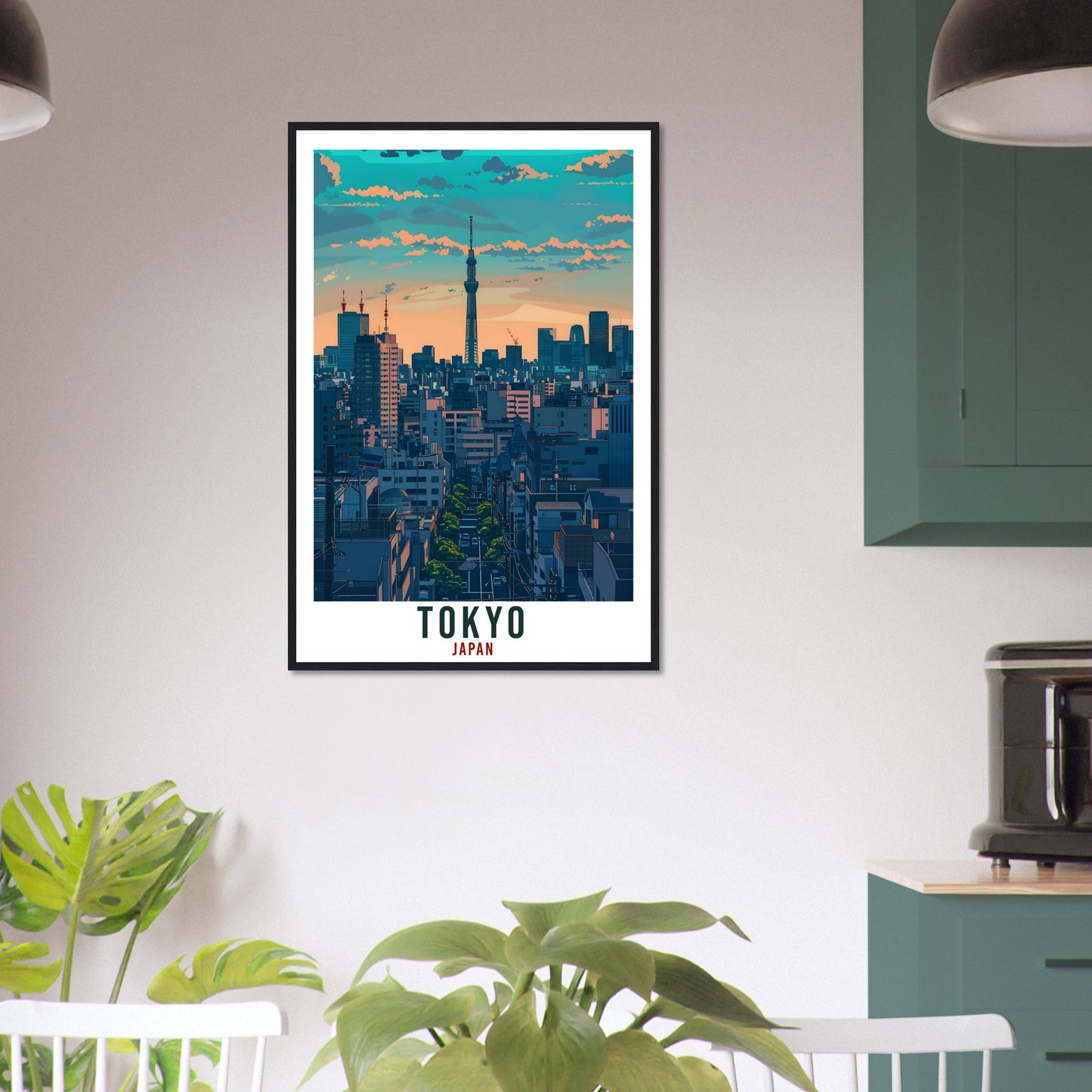 Tokyo Travel Print Japan Home Decoration Tokyo Wall Art Gift Wall Hanging Art Lover Japanese Artwork Japan Tokyo Travel Poster City Print