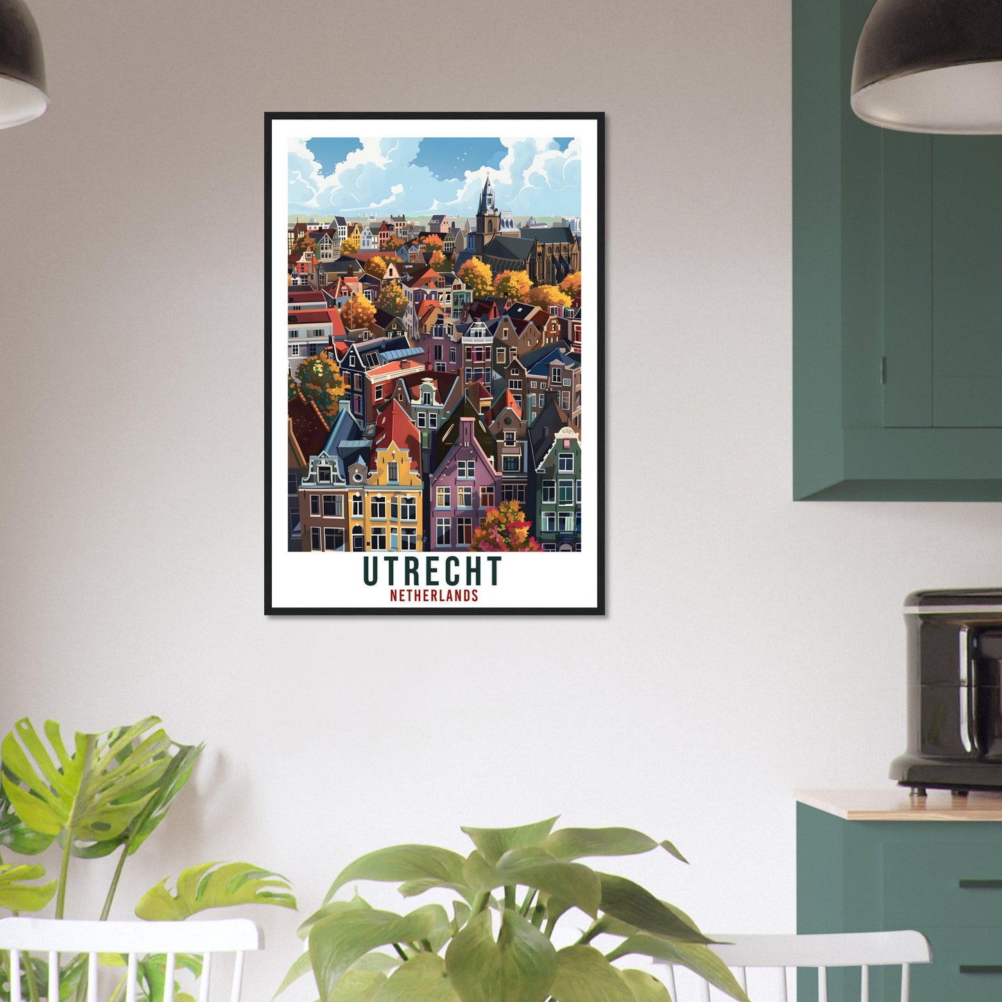 Utrecht Travel Print Holland Wall Art Wall Hanging Home Décor Utrecht Gift Art Lovers Gift Dutch Artwork Gift The Netherlands Travel Poster