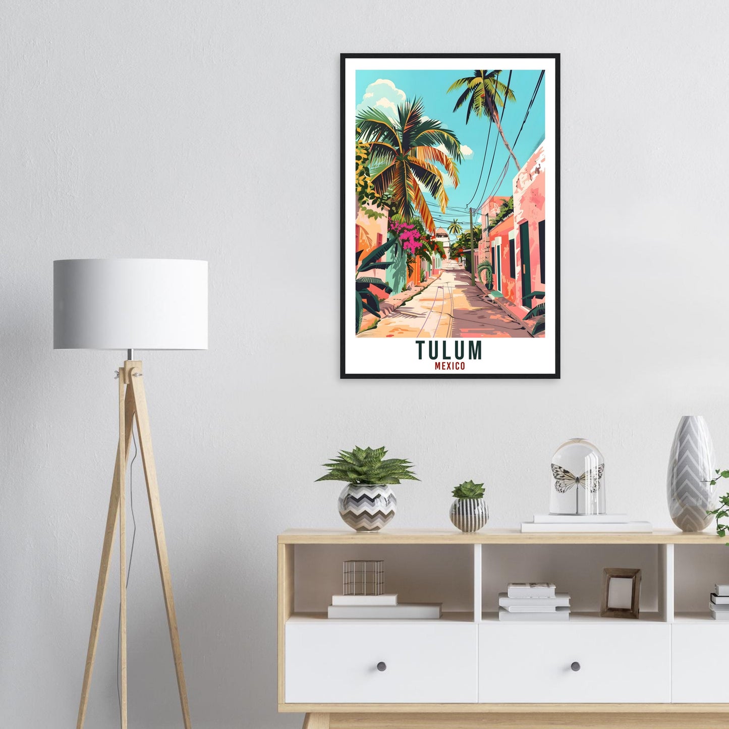 Tulum Mexico Travel Print Mexico Wall Art Wall Hanging Home Décor Tulum Gift Mexico Landmark Artwork Travel Art Tulum Mexican Travel Poster