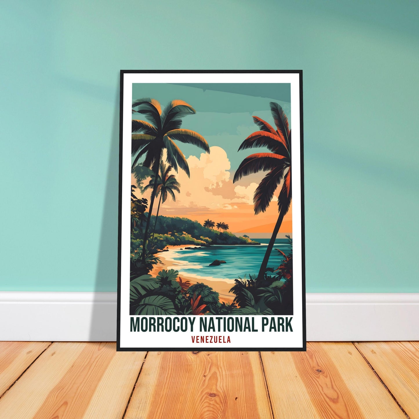 Morrocoy National Park Travel Print Venezuela Decor Wall Art Wall Hanging Art Lover Morrocoy Venezuelan Artwork Travel Poster Travel Art