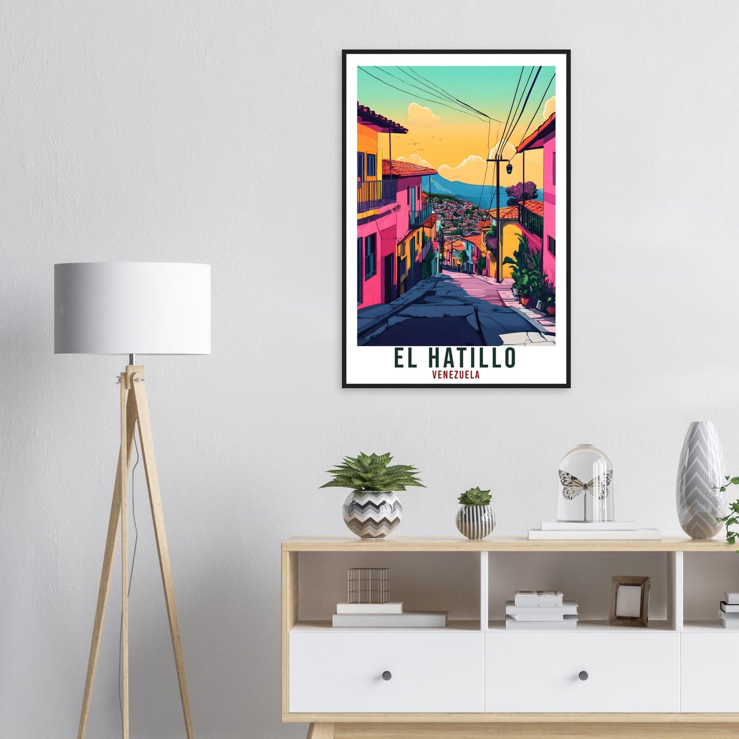 El Hatillo Travel Print Venezuela Decor El Hatillo Wall Art Wall Hanging Art Lover El Hatillo Venezuelan Artwork Travel Poster Travel Art