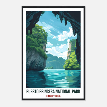 Puerto Princesa National Park Philippines Travel Print Wall Art Wall Hanging Décor Puerto Princesa Gift Artwork Travel Art Travel Poster