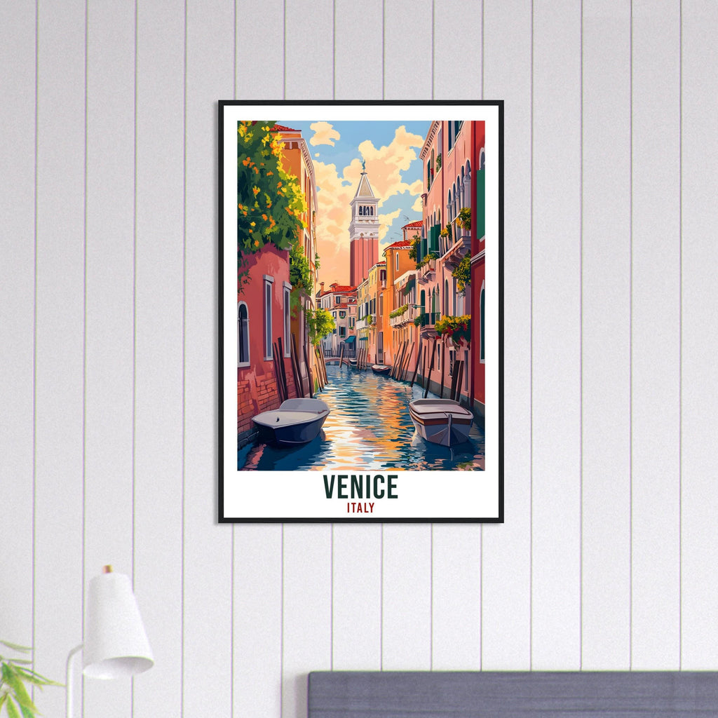 Venice Travel Print Italy Home Decor Venice Wall Art Gift Wall Hanging Art Lover Venice Italy Artwork Travel Poster Italian Travel Art