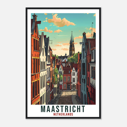 Maastricht Travel Print Holland Wall Art Wall Hanging Home Décor Maastricht Gift Art Lovers Dutch Artwork Gift The Netherlands Travel Poster