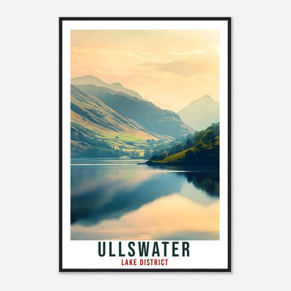 Ullswater Travel Print Lake District Home Decor Ullswater Wall Art Wall Hanging Art Lover Lake District Artwork Travel Poster Cumbria Travel