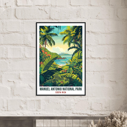 Manuel Antonio National Park Costa Rica Travel Print Wall Art Wall Hanging Manuel Antonio Park Artwork Travel Costa Rica City Travel Poster