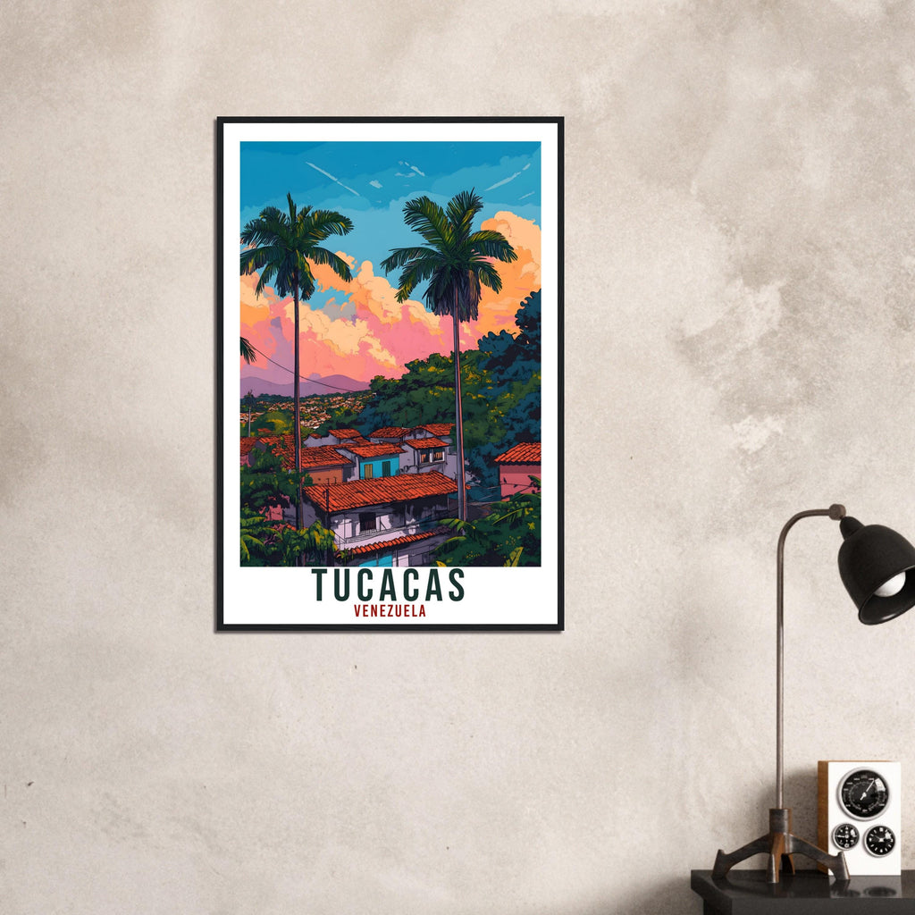 Tucacas Travel Print Venezuela Home Decoration Tucacas Wall Art Gift Wall Hanging Art Lover Venezuelan Artwork Travel Poster