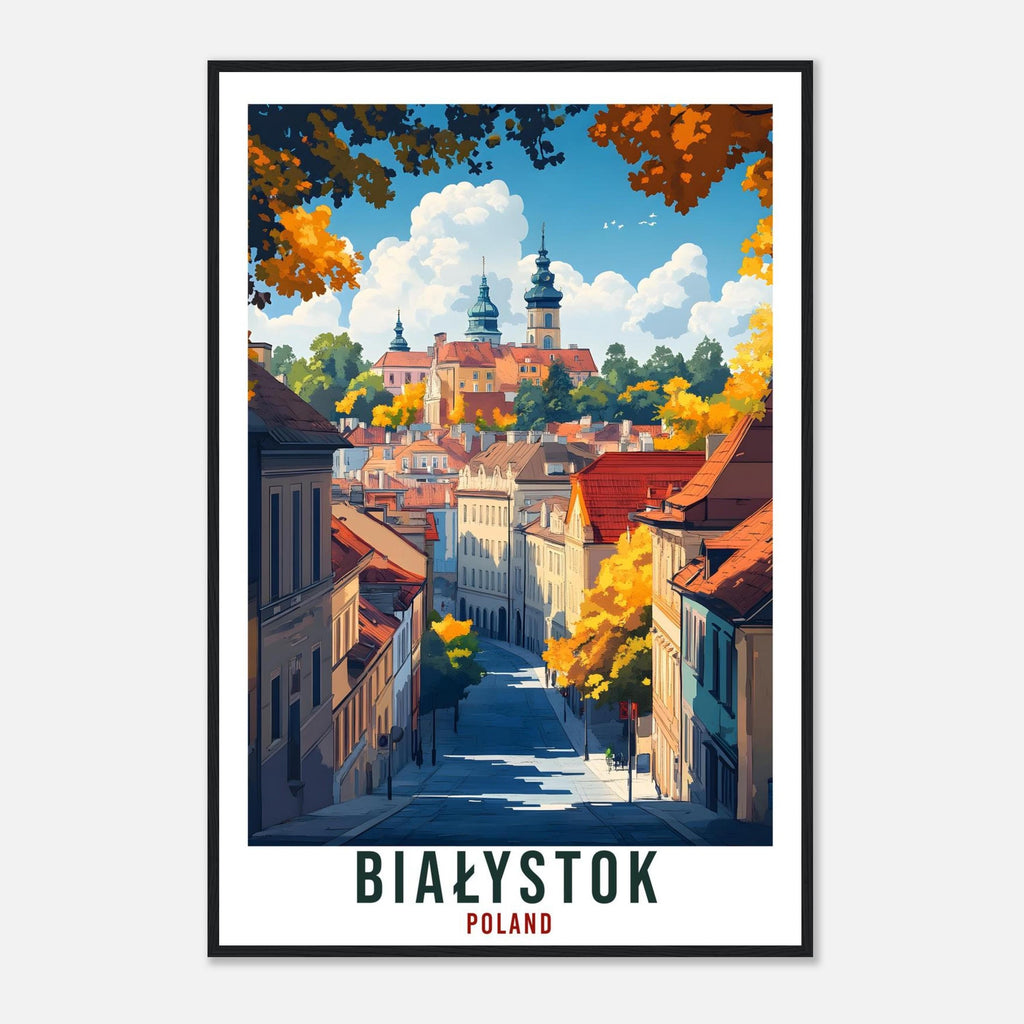 Białystok Travel Print Poland Home Decor Białystok Wall Art Gift Wall Hanging Art Lover Białystok Polish Artwork Travel Poster Poland Travel