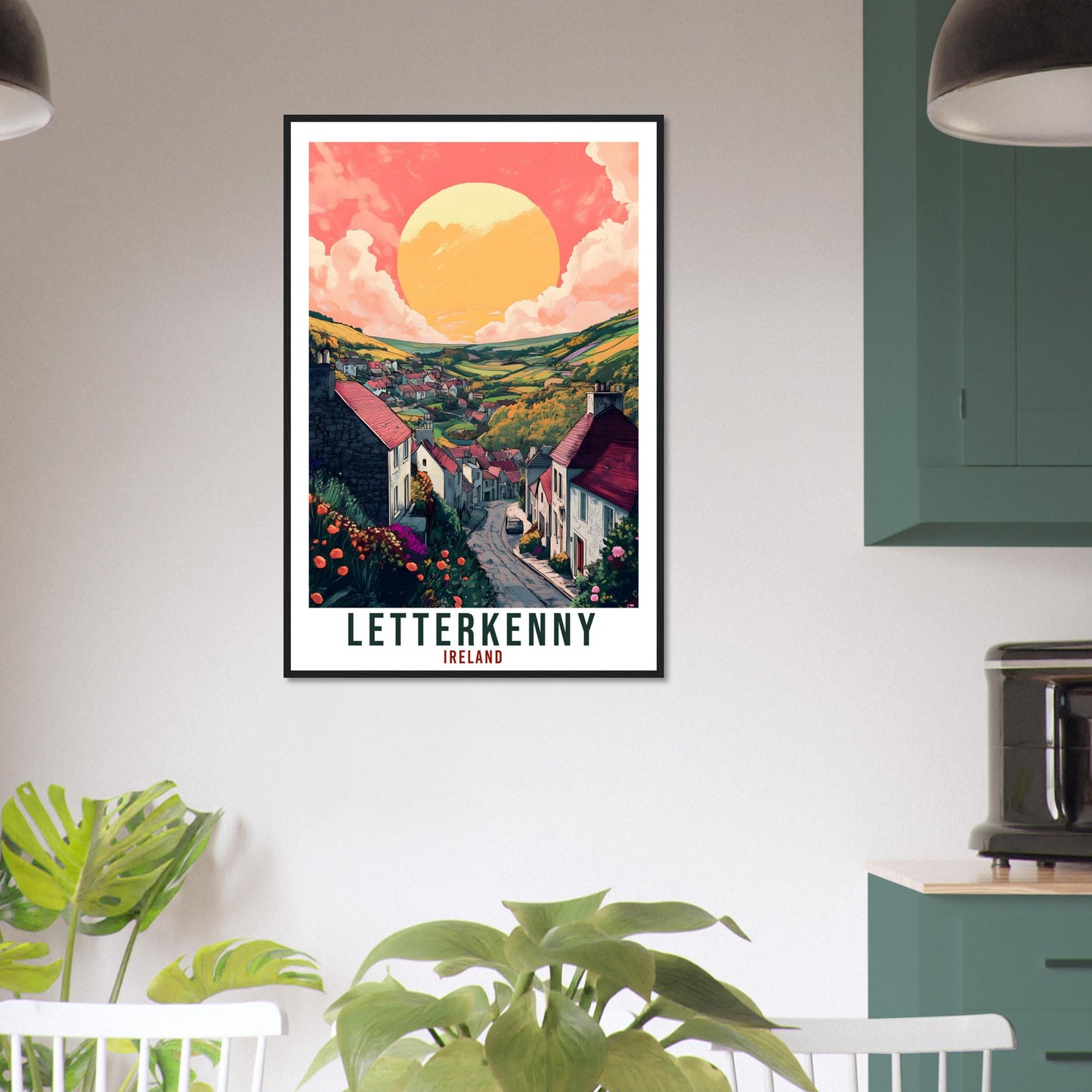Letterkenny Travel Print Ireland Home Decor Wall Art Gift Wall Hanging Art Lover Letterkenny Irish Artwork Travel Poster Ireland Travel Art