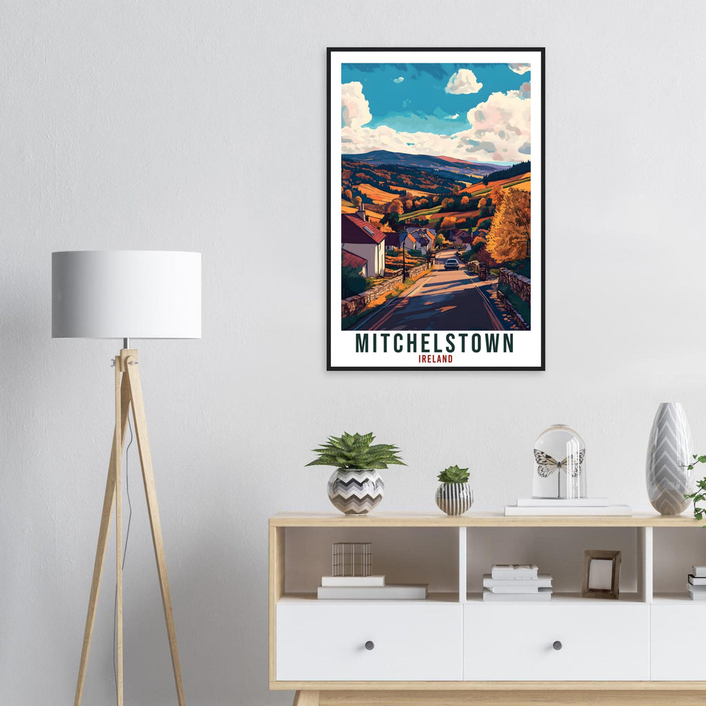 Mitchelstown Travel Print Ireland Home Decor Mitchelstown Wall Art Gift Wall Hanging Mitchelstown Irish Artwork Travel Poster Ireland Travel