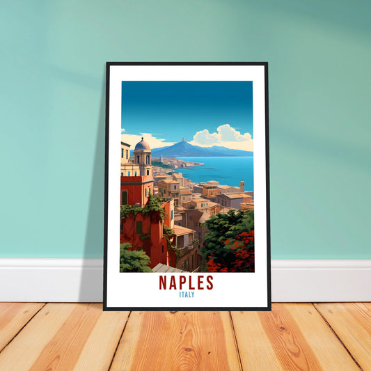 Naples Italy Travel Print Wall Art Naples Wall Hanging Home Décor Naples Gift Art Lovers Italy Art Lover Gift Print Naples Italy Print