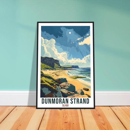 Dunmoran Strand Travel Print Ireland Wall Art Wall Hanging Décor Dunmoran Strand Art Lovers Gift Sligo Artwork Gift Ireland Travel Poster