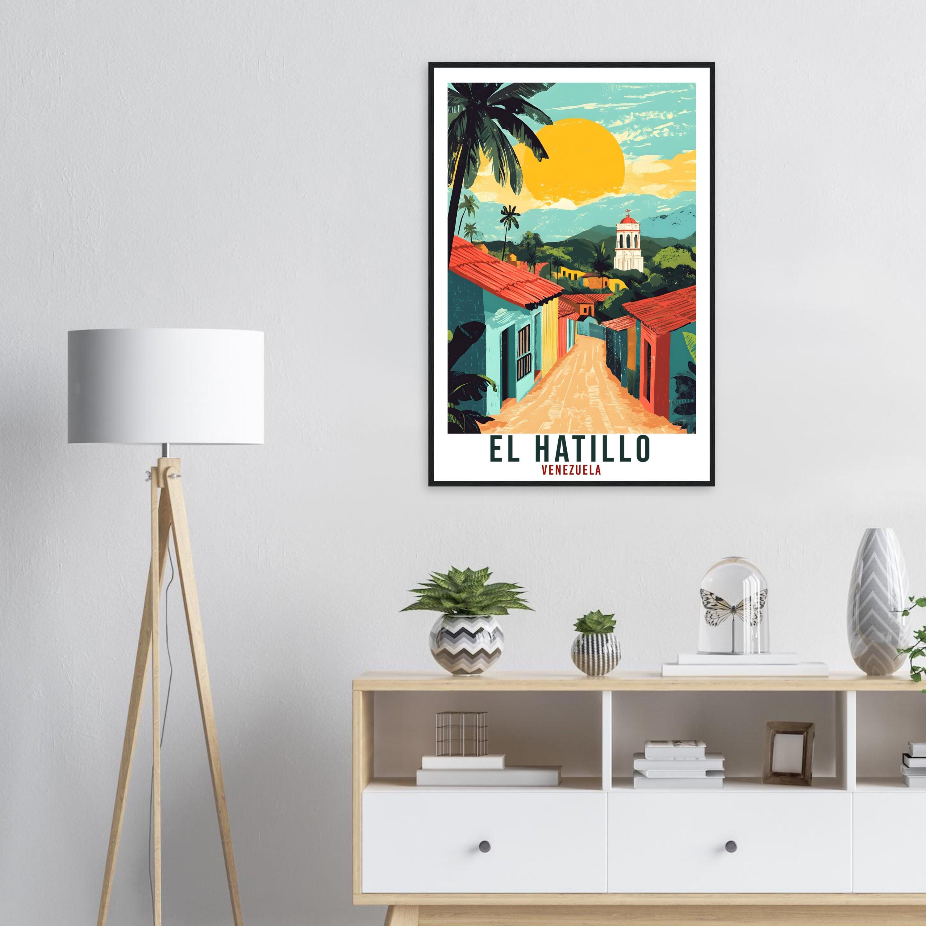 El Hatillo Travel Print Venezuela Home Decor El Hatillo Wall Art Gift Wall Hanging El Hatillo Venezuelan Artwork Travel Poster Travel Gift