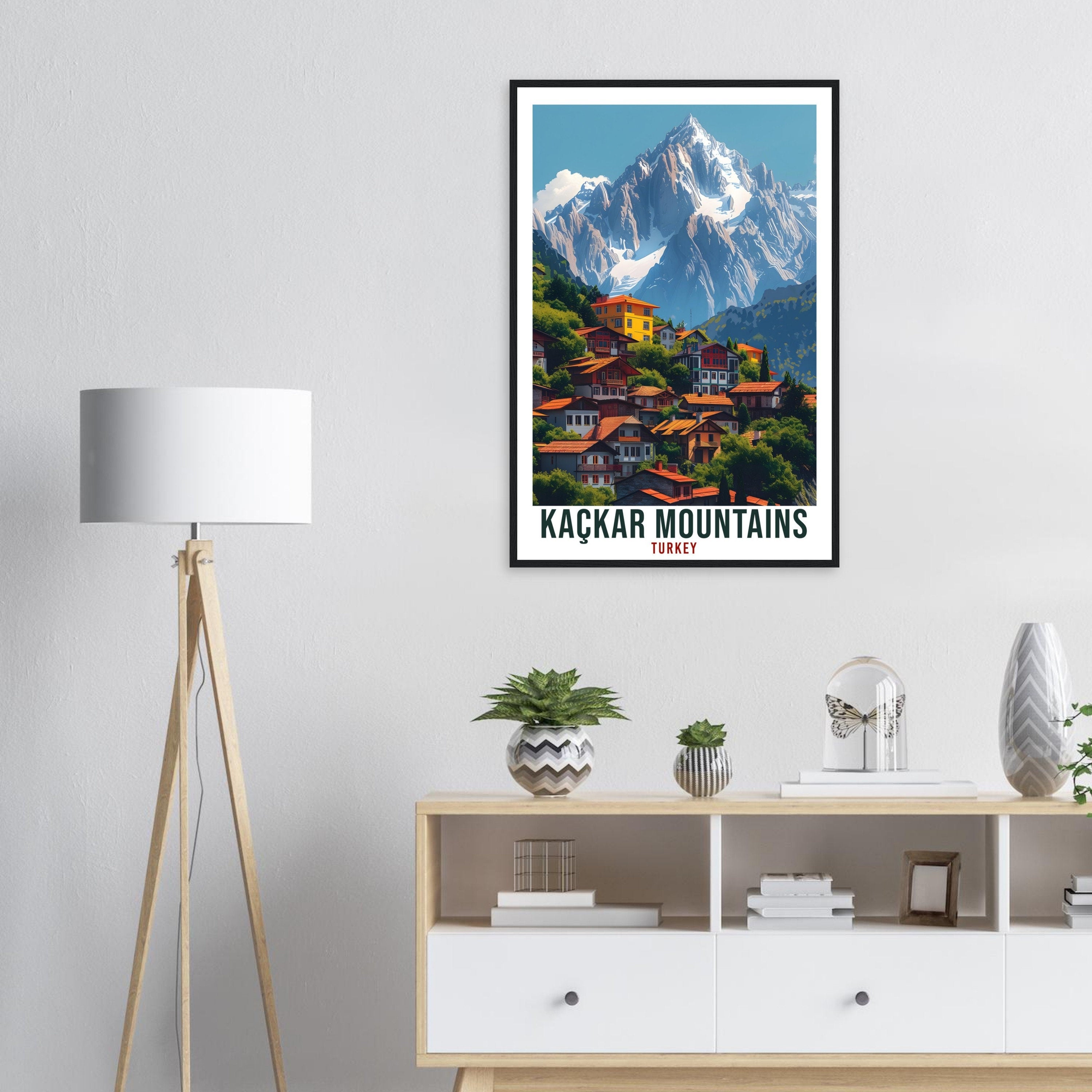 Kaçkar Mountains Travel Print Turkey Home Decor Turkish Wall Art Gift Wall Hanging Art Lover Turkey Artwork Kaçkar Mountains Travel Poster