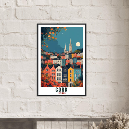 Cork Travel Print Ireland Home Decoration Irish Cork Wall Art Gift Wall Hanging Art Lover Irish Artwork Ireland Cork Travel Poster Gift
