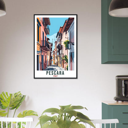 Pescara Travel Print Italy Wall Art Wall Hanging Home Living Décor Pescara Gift Art Lovers Gift Italy Artwork Gift Italian Travel Poster