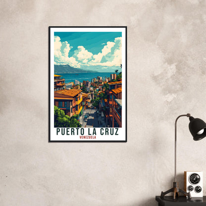 Puerto La Cruz Travel Print Venezuela Decor Wall Art Gift Wall Hanging Art Lover Puerto La Cruz Venezuelan Artwork Travel Poster Travel Art