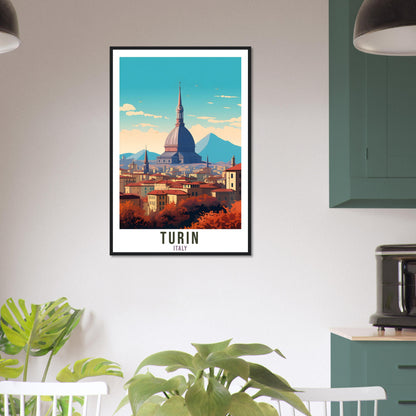 Turin Italy Travel Print Wall Art Turin Wall Hanging Home Décor Turin Gift Art Lovers Italy Art Lover Gift Print Turin City Print Italian