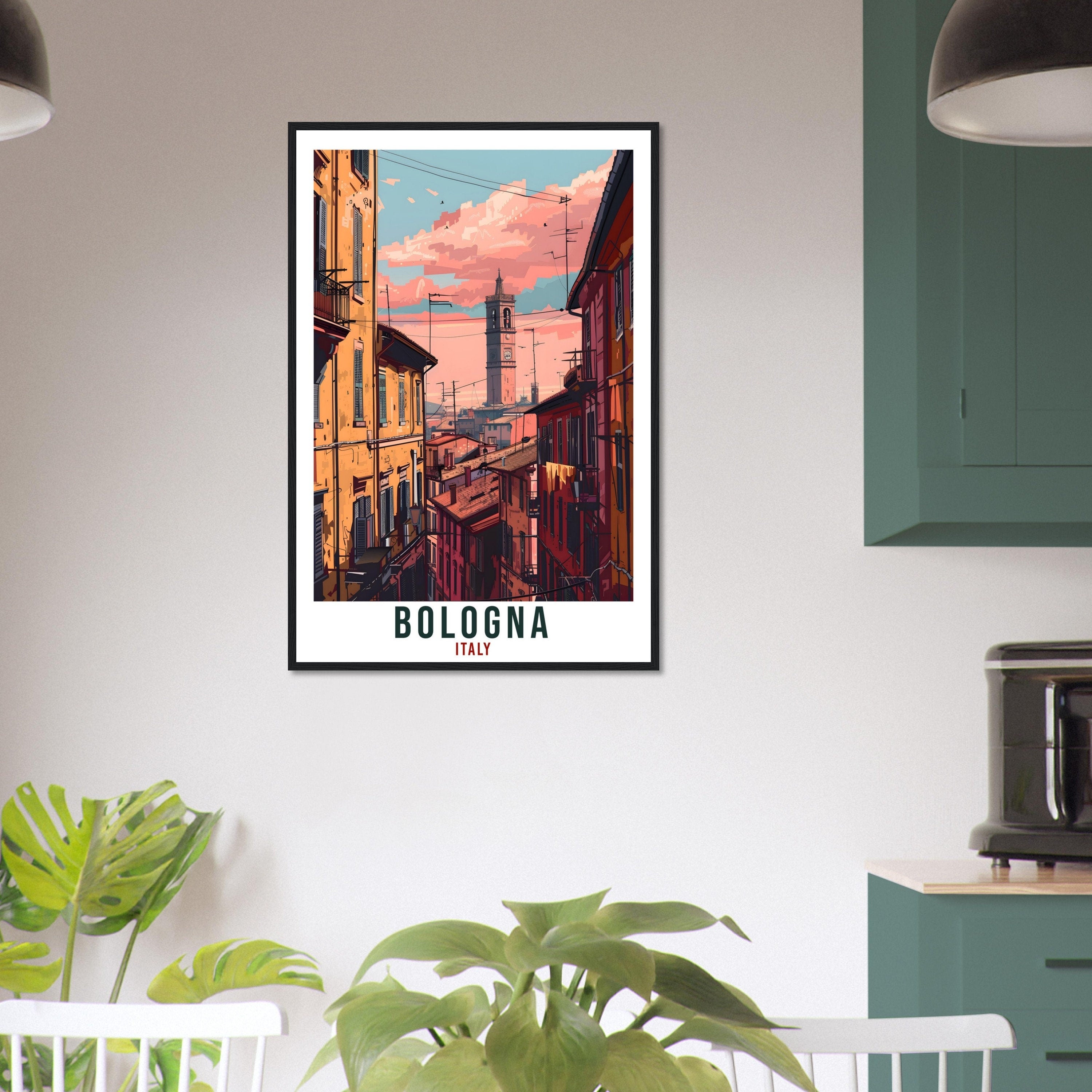 Bologna Travel Print Italy Wall Art Wall Hanging Home Living Décor Bologna Gift Art Lovers Gift Italy Artwork Gift Italian Travel Poster